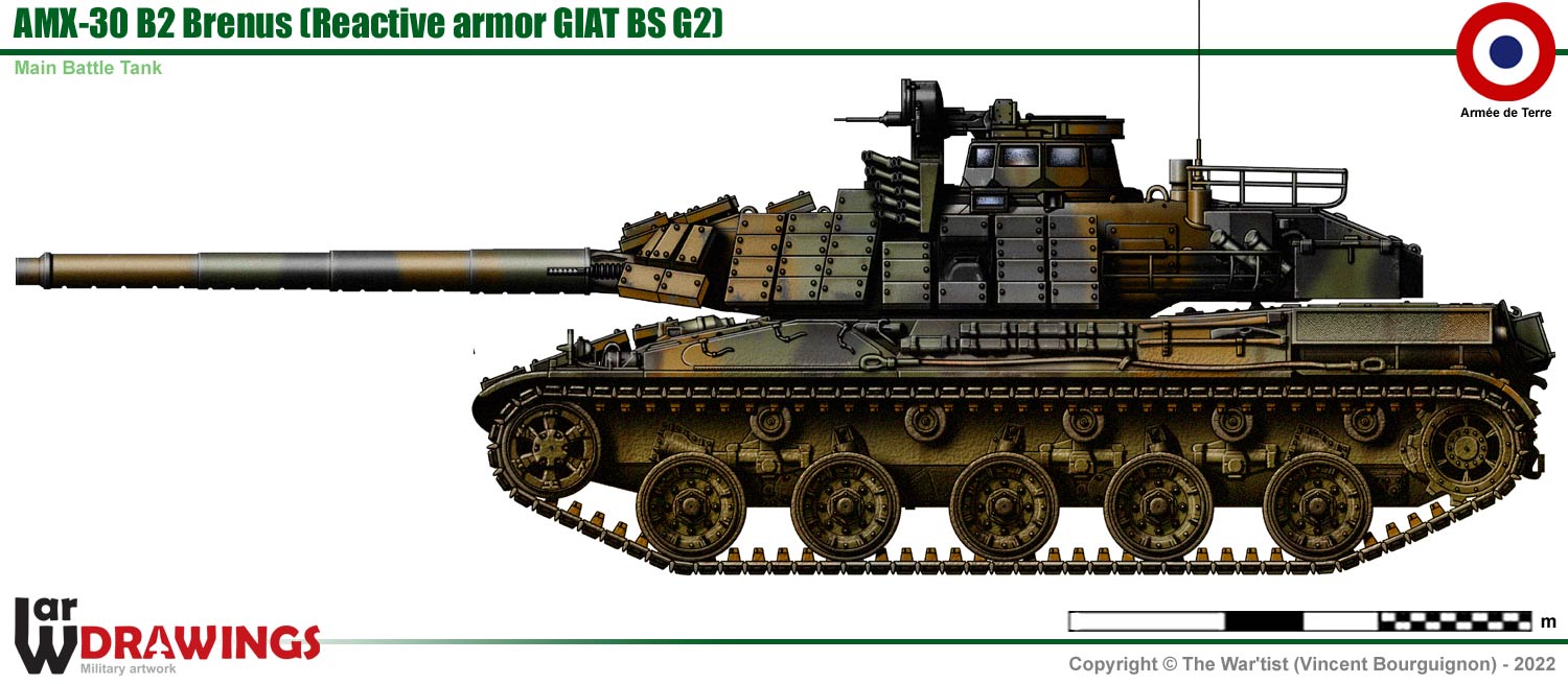 AMX-30 B2 Brenus Main Battle Tank