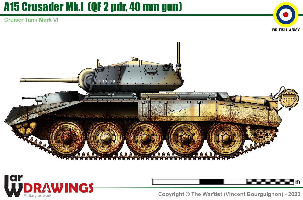 CRUSADER - MKII TANK MILITARY 1941