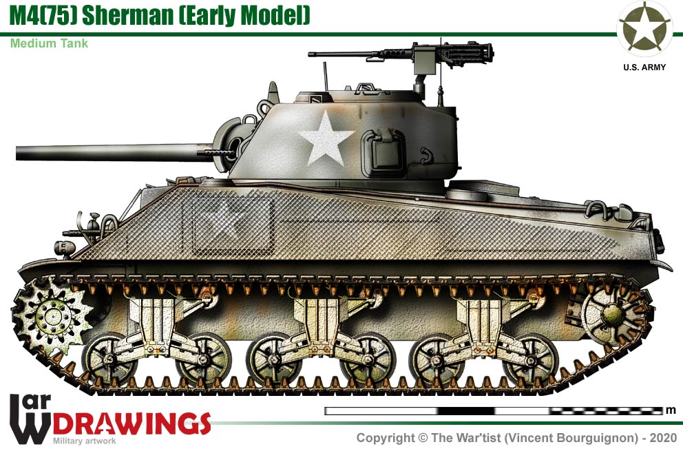 M Sherman Early Production Model