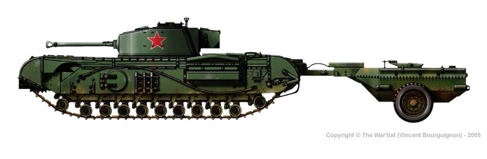 British Infantry Tank Mk.IV Churchill Mk.VII Crocodile