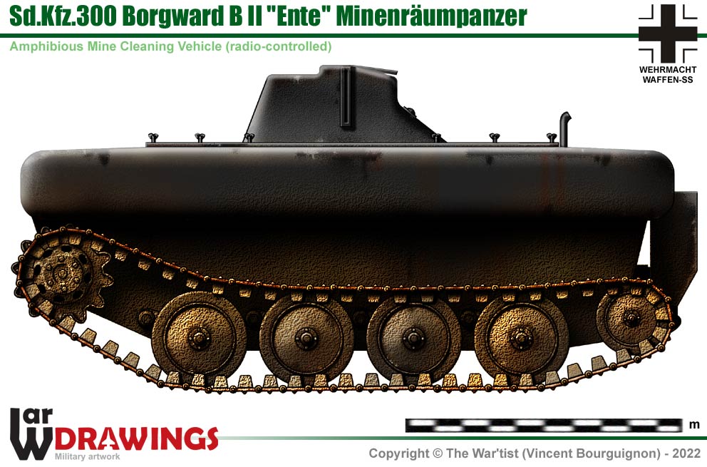 Borgward Sd.Kfz.300 B II "Ente" Minenräumpanzer