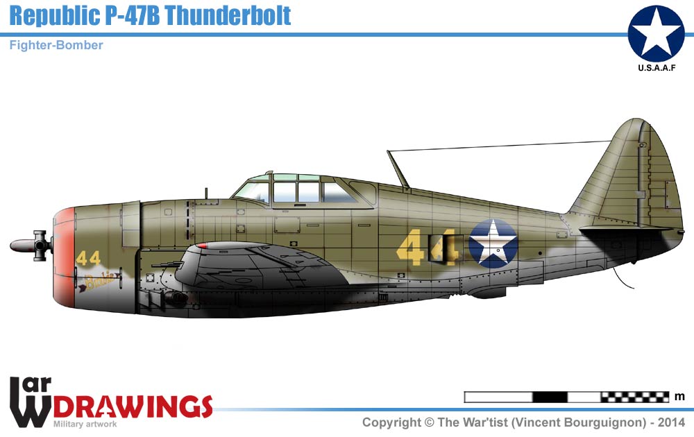 Republic P 47b Thunderbolt