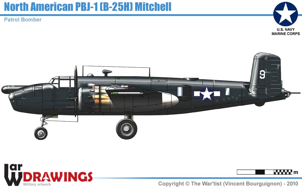 Us Army North American B-25 Mitchell Of World War 2 Aloha Hawaiian